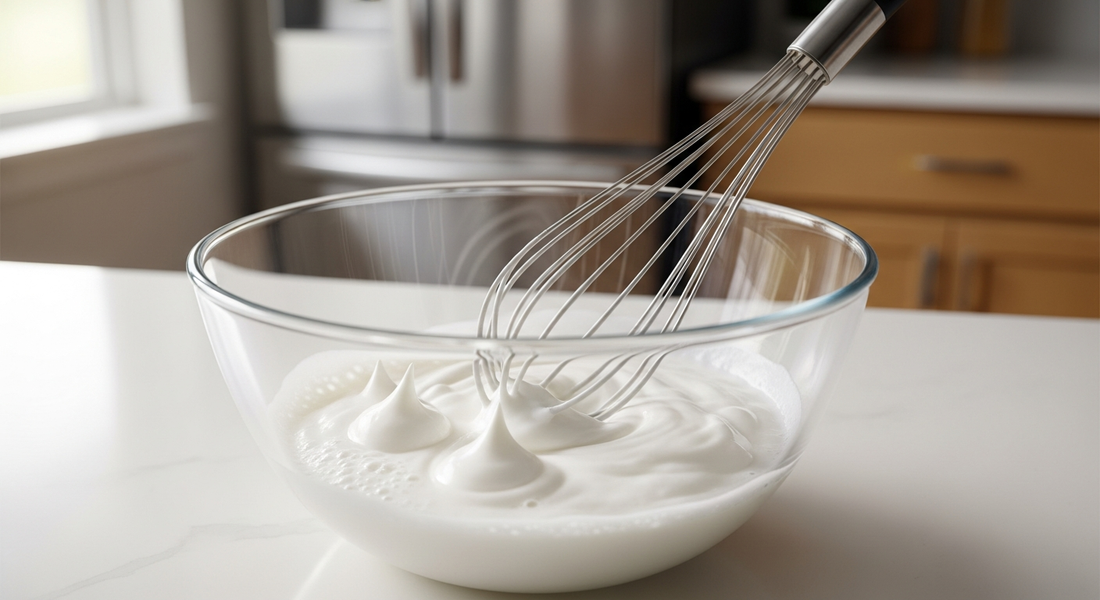 Whipped Topping made with aquafab