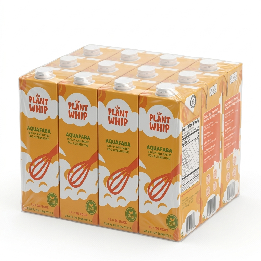 A 12-pack of PlantWhip Cartons